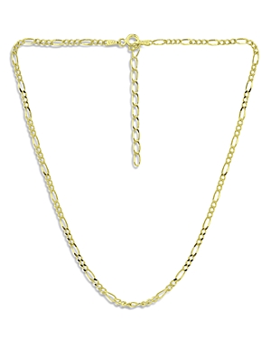Shop Aqua Cuban And Curb Link Chain Necklace, 16 - 100% Exclusive In Gold
