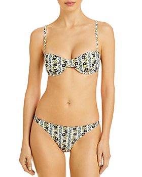 Tory Burch - Printed Underwire Bikini Top & Printed Hipster Bikini Bottom