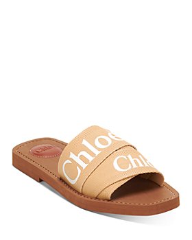 Chloé - Women's Woody Logo Slide Sandals