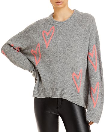 Zadig & Voltaire Markus Hearts Cashmere Sweater | Bloomingdale's