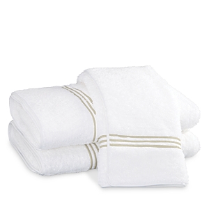 Matouk Bel Tempo Milagro Wash Cloth - 100% Exclusive In White/almond