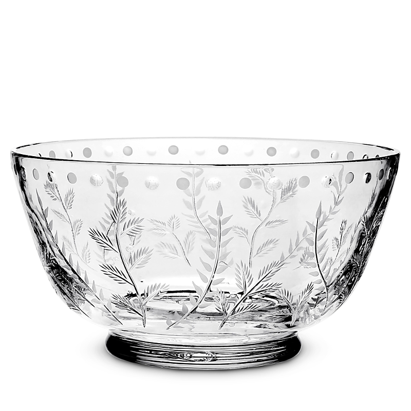 William Yeoward Crystal Fern Centerpiece Bowl, 12