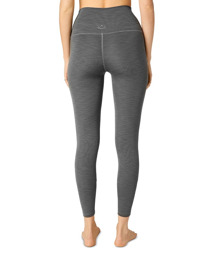 beyond yoga heather rib midi joggers