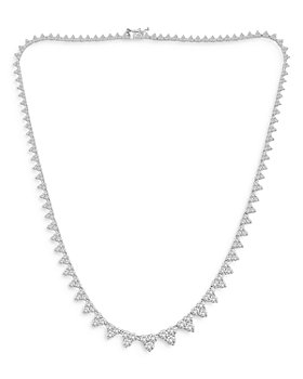Bloomingdale's - Trio Diamond Tennis Necklace in 14K White Gold, 10.0 ct. t.w. - 100% Exclusive
