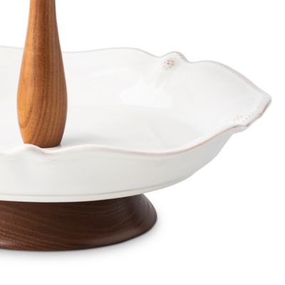 Berry & Thread Whitewash Tiered Serving Stand