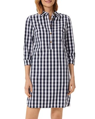 gingham tunic dress