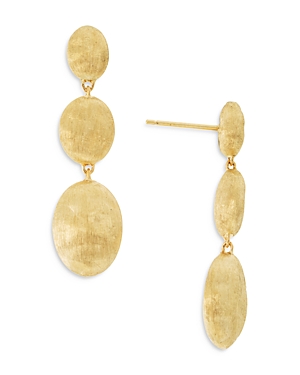 MARCO BICEGO 18K YELLOW GOLD SIVIGLIA LARGE DROP EARRING,OB1694-Y