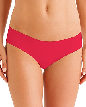 Hanro Invisible Cotton Hi-cut Briefs In Geranium