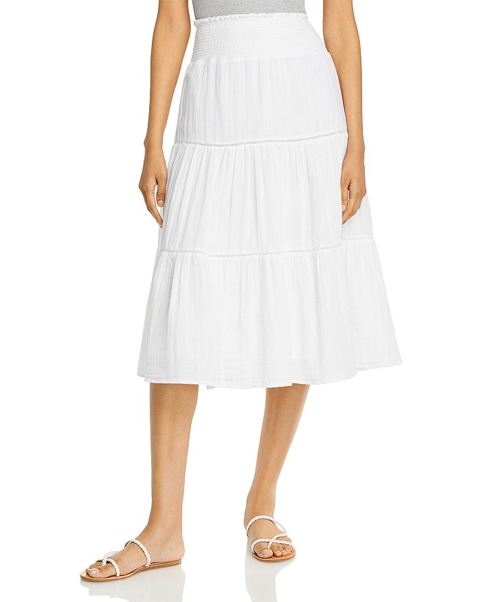 Rails Edina Cotton High Waist Midi Skirt | Bloomingdale's