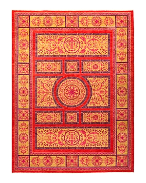 Bloomingdale's Eclectic M1868 Area Rug, 9'10 X 13'1 In Red