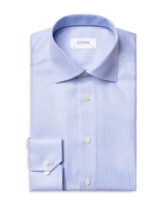 Slim Fit Houndstooth Dress Shirt