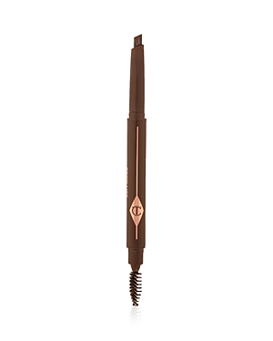 Charlotte Tilbury Brow Lift Refillable Triangular Eyebrow Pencil Dark Brown 0.007 oz/ 0.2 G In Dark Brown