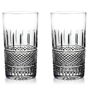 Waterford Irish Lace Highball Glass, Set Of 2 In Transparent