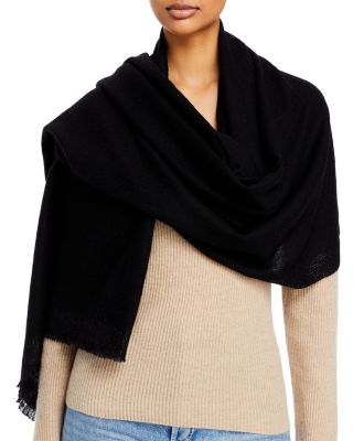 black cashmere scarves women's