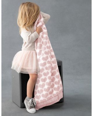 Luxe™ Faux Fur Heart Army Blanket - Baby