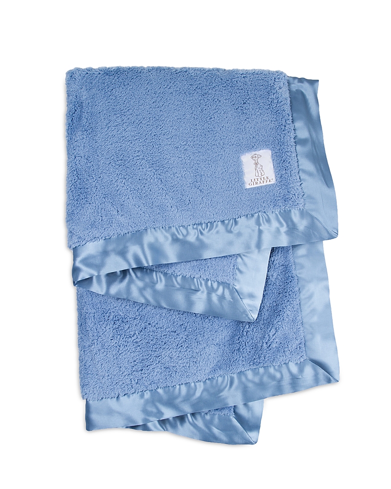 Shop Little Giraffe Chenille Blanket - Baby In Cornflower