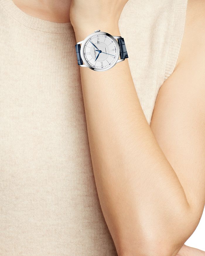 Shop Baume & Mercier Classima Watch, 42mm In White/blue