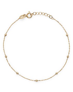 Bloomingdale's - 14K Yellow Gold Ball Bead Chain Bracelet - 100% Exclusive