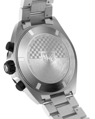 Formula 1 Quartz Men's Black Steel Chronograph, 43mm