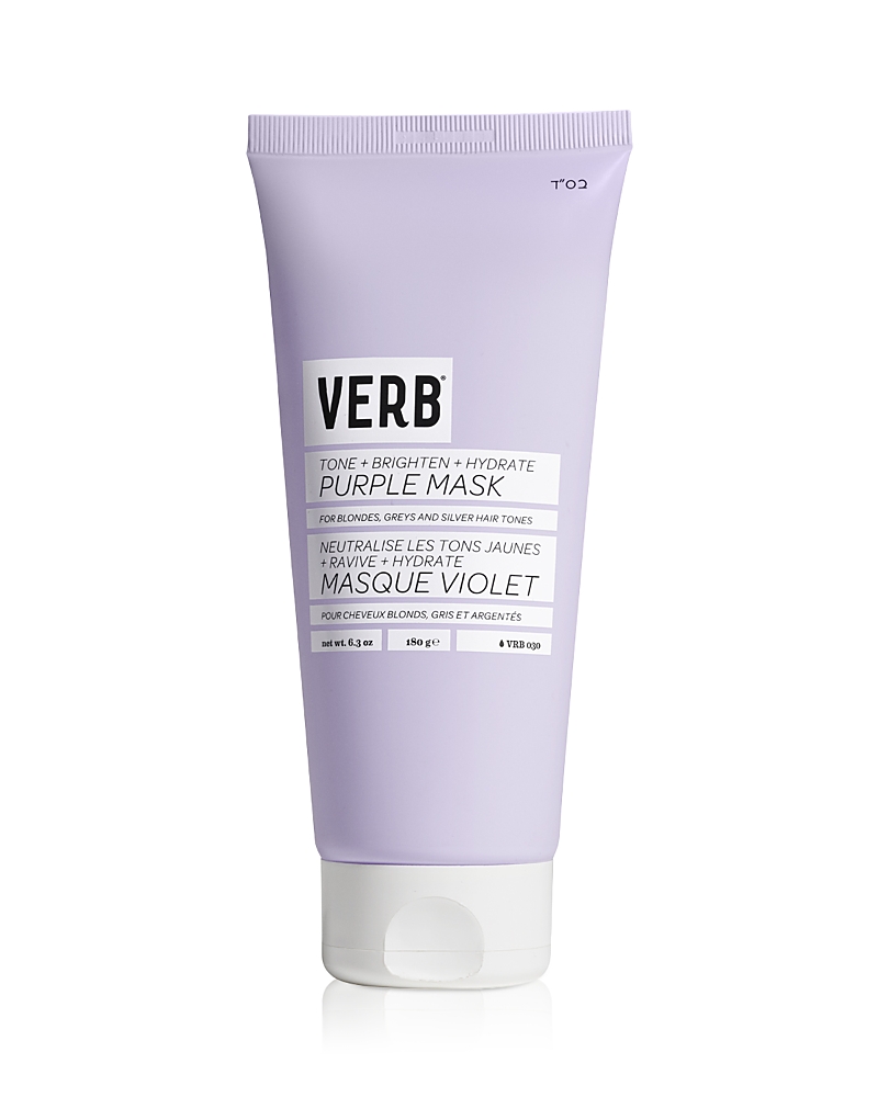 Verb Brighten And Toning Purple Mask For Blonde Hair In White
