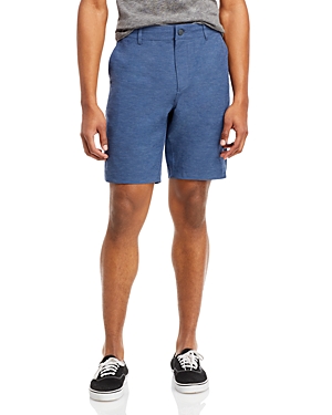 Shop Faherty Regular Fit 9 Inch Shorts In Navy