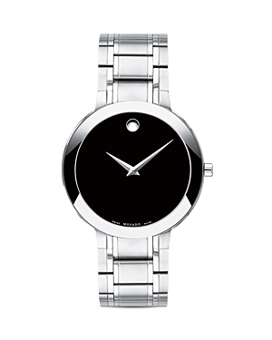 Movado Stiri Stainless Steel Watch, 40mm In Black