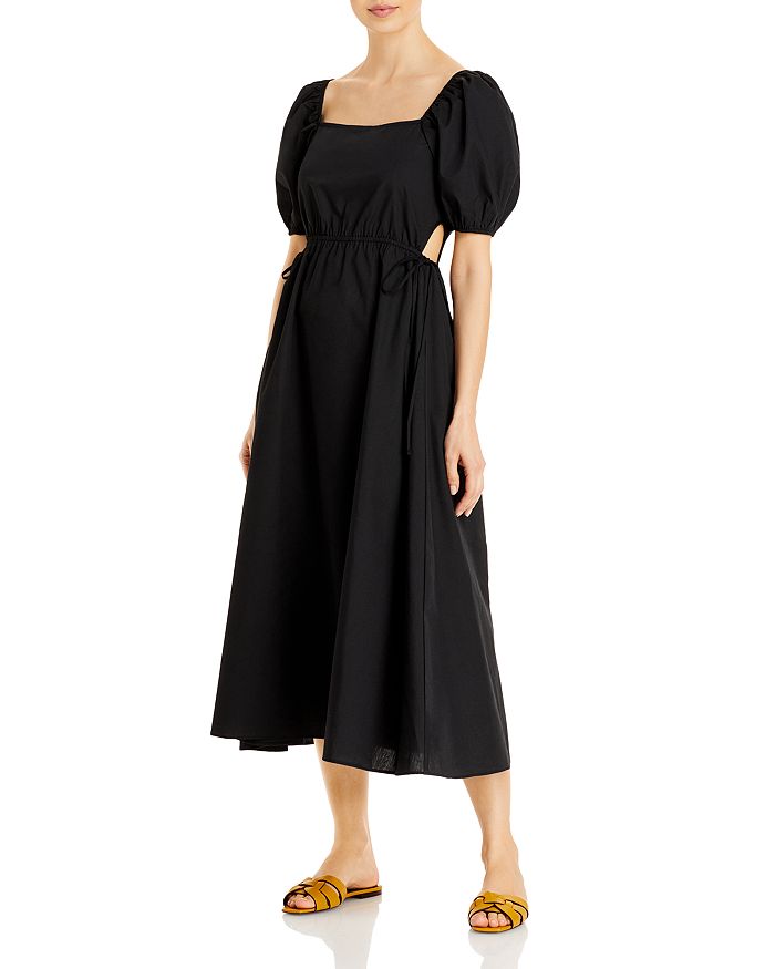 Ava & Esme Poplin Side Tied Cut-Out Dress (61% off) - Comparable value ...