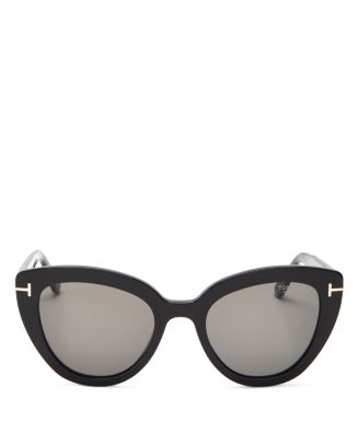 Tom FORD Cat-Eye Polarized Sunglasses in Tortoise Izzi Acetate Designer New Tom Ford Izzi Acetate Cat-eye Polarized Sunglasses In Brown  main image 3