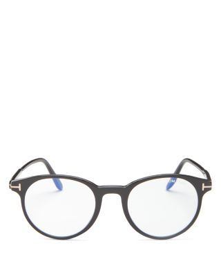  Round Blue Light Glasses, 49mm