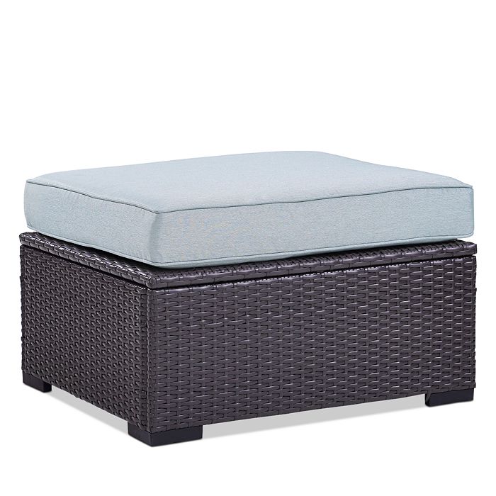 Crosley Sparrow & Wren Crescent Outdoor Wicker Ottoman Bloomingdale's