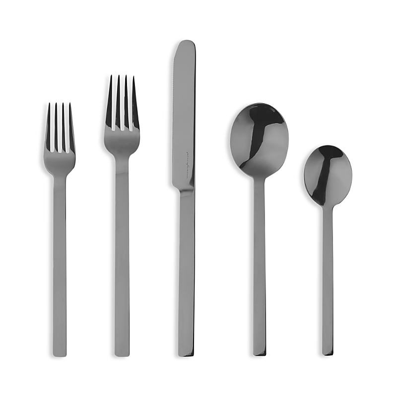 Mepra Stile Nero 5-piece Flatware Place Setting