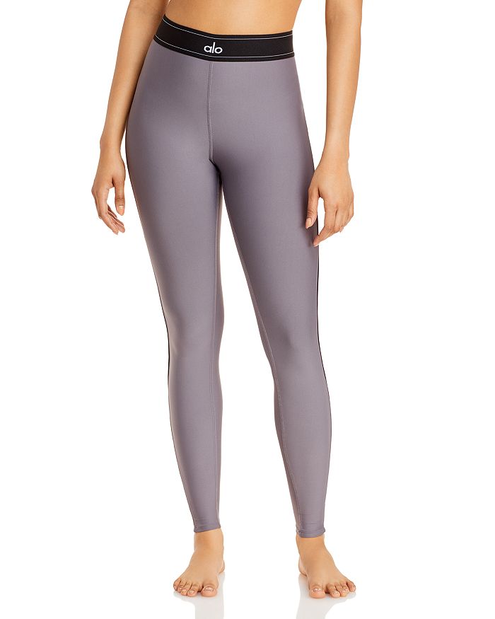Piped Side Sporty Zip-Up Leggings - Ready to Wear