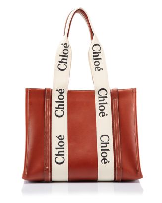 Chloé Woody Medium Leather Tote | Bloomingdale's