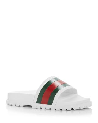Men's Web Signature Stripe Slide Sandals