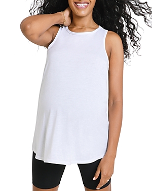 Ingrid & Isabel Maternity Active Crossback Tank In White