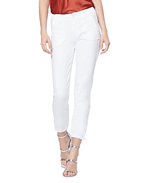 Paige Mayslie Jogger - Faded Beige Camo In Crisp White