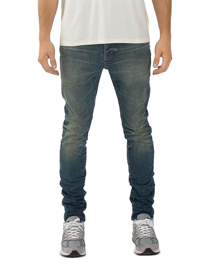 Purple Brand Skinny Fit Jeans in Tinted Mid Indigo