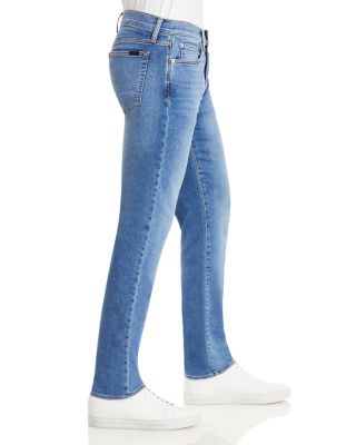 The Brixton Slim Straight Jeans in Magnolia