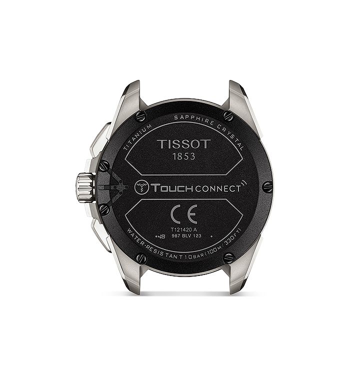 Shop Tissot T-touch Connect Solar Smart Watch, 47.5mm In Red