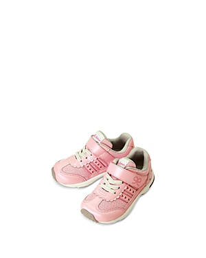 Miki House Girls' Heart & Ribbon Sneakers - Walker, Toddler