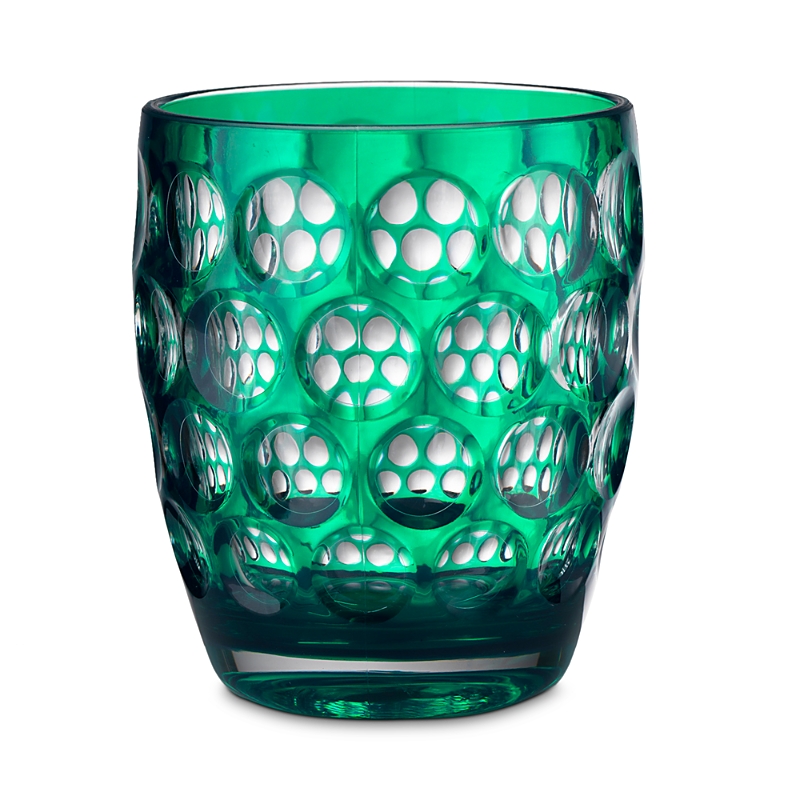 Mario Luca Giusti Acrylic Lente Acrylic Tumbler, Set Of 6 In Green