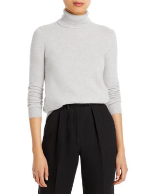 light grey turtleneck sweater