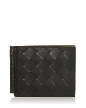 Bottega Veneta - Woven Leather Bifold Money Clip Wallet
