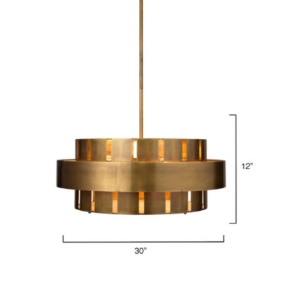 Orbit Steel 4-Light Chandelier