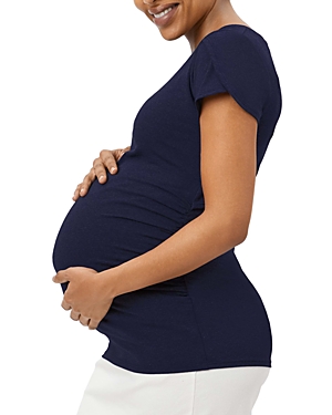 STOWAWAY COLLECTION MATERNITY TEE,2052NAVY