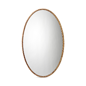 Bloomingdale's Sparrow Braided Oval Mirror In Brown