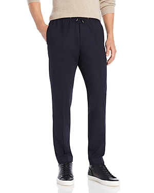 PAUL SMITH WOOL BLEND STRETCH DRAWSTRING TROUSERS,M1R-921T-G20034