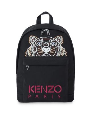 Kenzo Black Canvas Kampus Tiger Backpack | Smart Closet