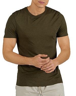 Atm Anthony Thomas Melillo Atm Modal Slim Fit Crewneck Tee In Olive Heather