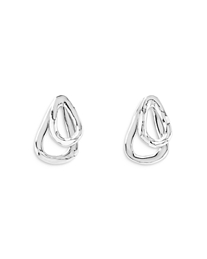 Uno De 50 Connected Link Earrings In Silver